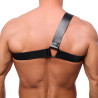 The Red Harness Harnais en cuir Half Noir